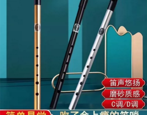 【专业级】爱尔兰哨笛吹笛直竖笛子6孔初学者...