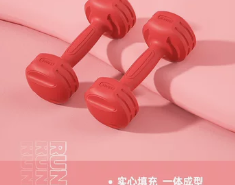 朗威哑铃女士健身家用器材儿童瑜伽女壶铃式练...