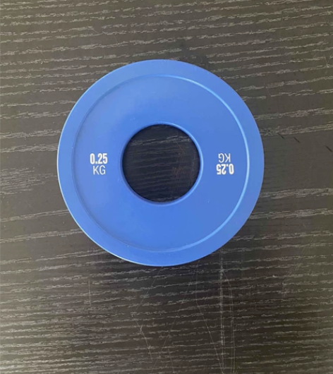 杠铃片包胶片大孔配重片奥杆片男女是健身房片...