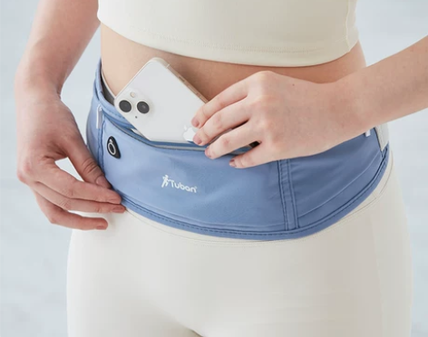 运动腰包女跑步手机袋健身小包夏季轻薄隐形户...