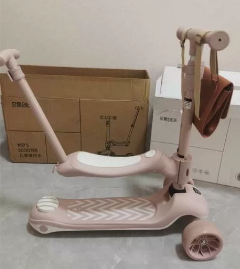 贝易滑板车 三合一 可坐可骑滑 全新，在家...