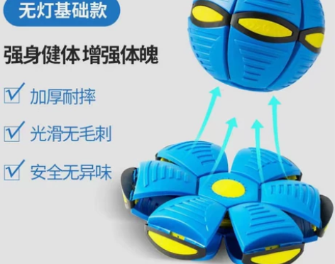弹力踩踩球魔幻飞碟球脚踩变形球益智儿童室内...