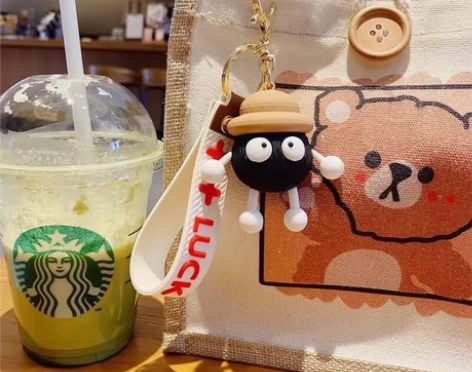 卡通动漫千与千寻小煤球钥匙扣挂件 包邮