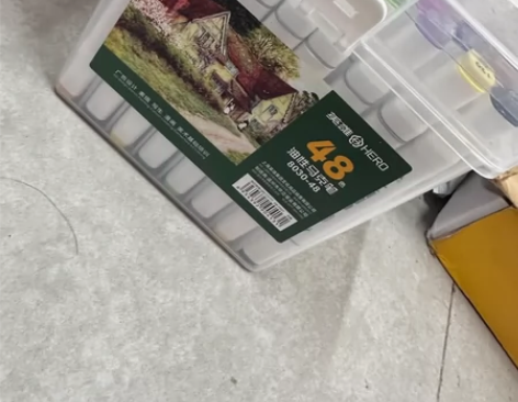 马克笔 双头的 48支 大一头脑发热买的 ...