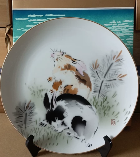 日本回流瓷器 皇家御用瓷深川制 大号赏盘 ...