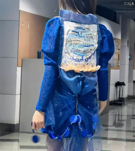 服装设计作业大作业面料改造综合材料 创意服...