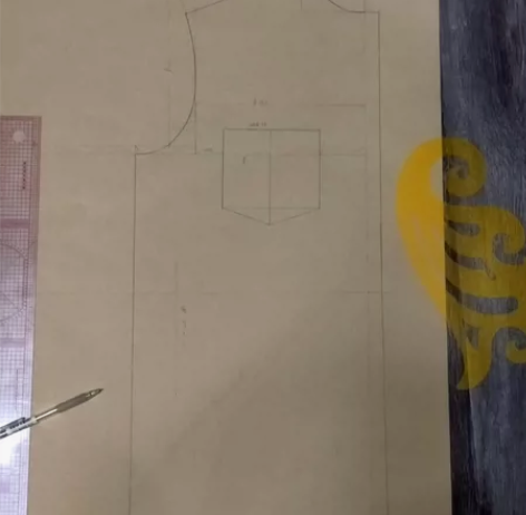 服装结构图  服装打版服装打板   手绘纸...