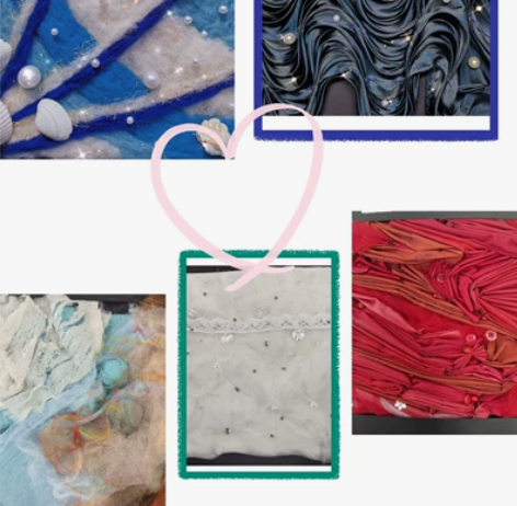 面料再造  面料第二次利用 面料改造，服装...