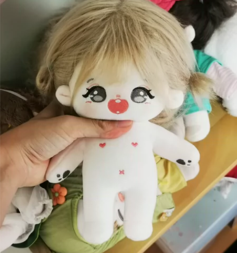 【出，直拍刀5r】尤伊，20cm炸毛棉花娃...