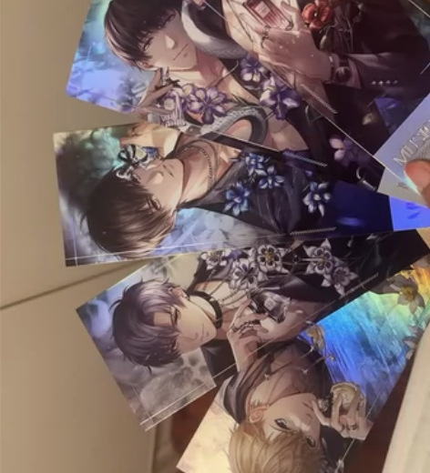 恋与制作人专辑镭射票 李泽言生日挂件 可直...