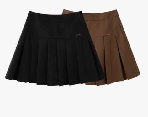 夏季鸟家女装气质斯文百褶短裙时尚休闲百搭a...