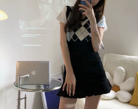 高腰荷叶边小鱼尾裙a字包臀半身裙女薄款夏季...