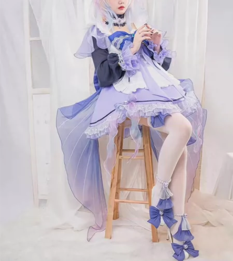 珊瑚宫心海 悠窝窝正版，有卡 同人女仆装大...