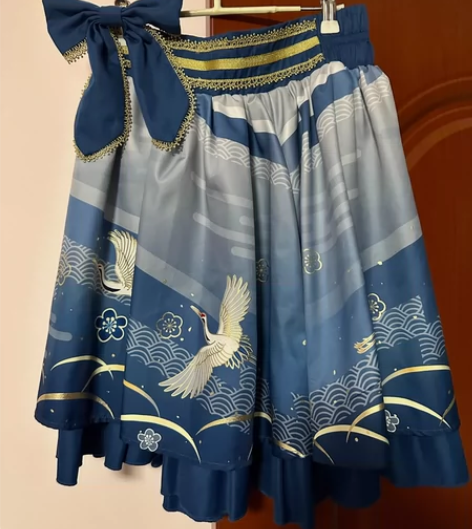 悠窝窝 刀剑乱舞同人洋装 鹤丸国永半裙L码...