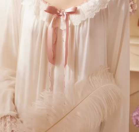 全新!!RoseTree宫廷风睡裙女长袖春...