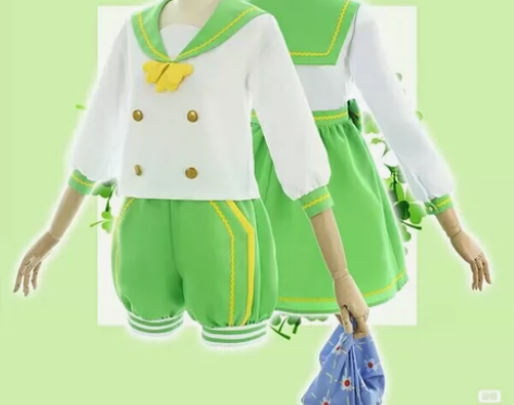 嘿，初兽猫 旅行青蛙同人cos服 挺冷的游...