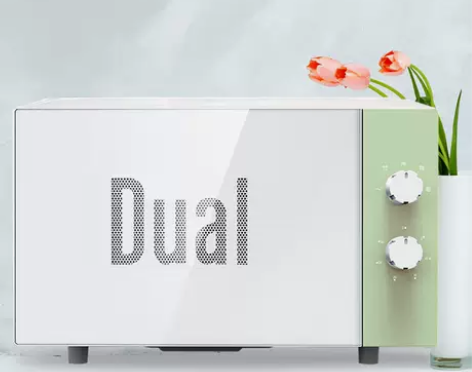 德国帝而Dual小清新微波炉家用转盘机械式...