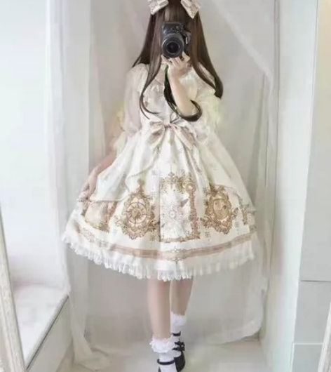 特价日系洛丽塔阿尔克纳之梦op重工华丽复古...