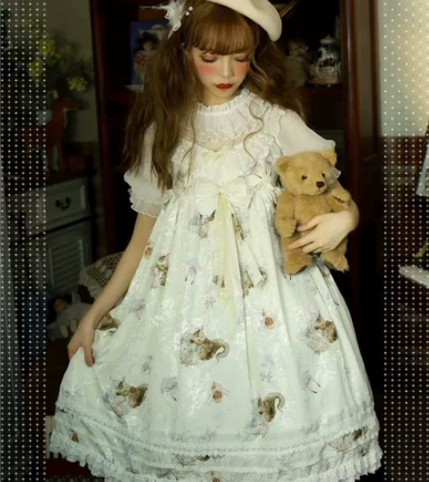 PickPink兔屿少女限定集 jsk内搭...