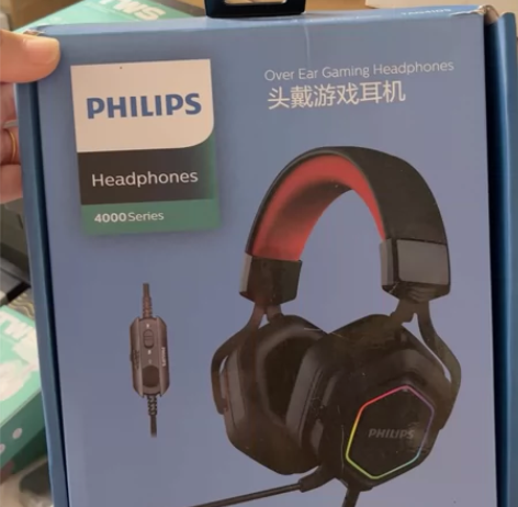 飞利浦tag4105头戴式重低音有线音乐游...